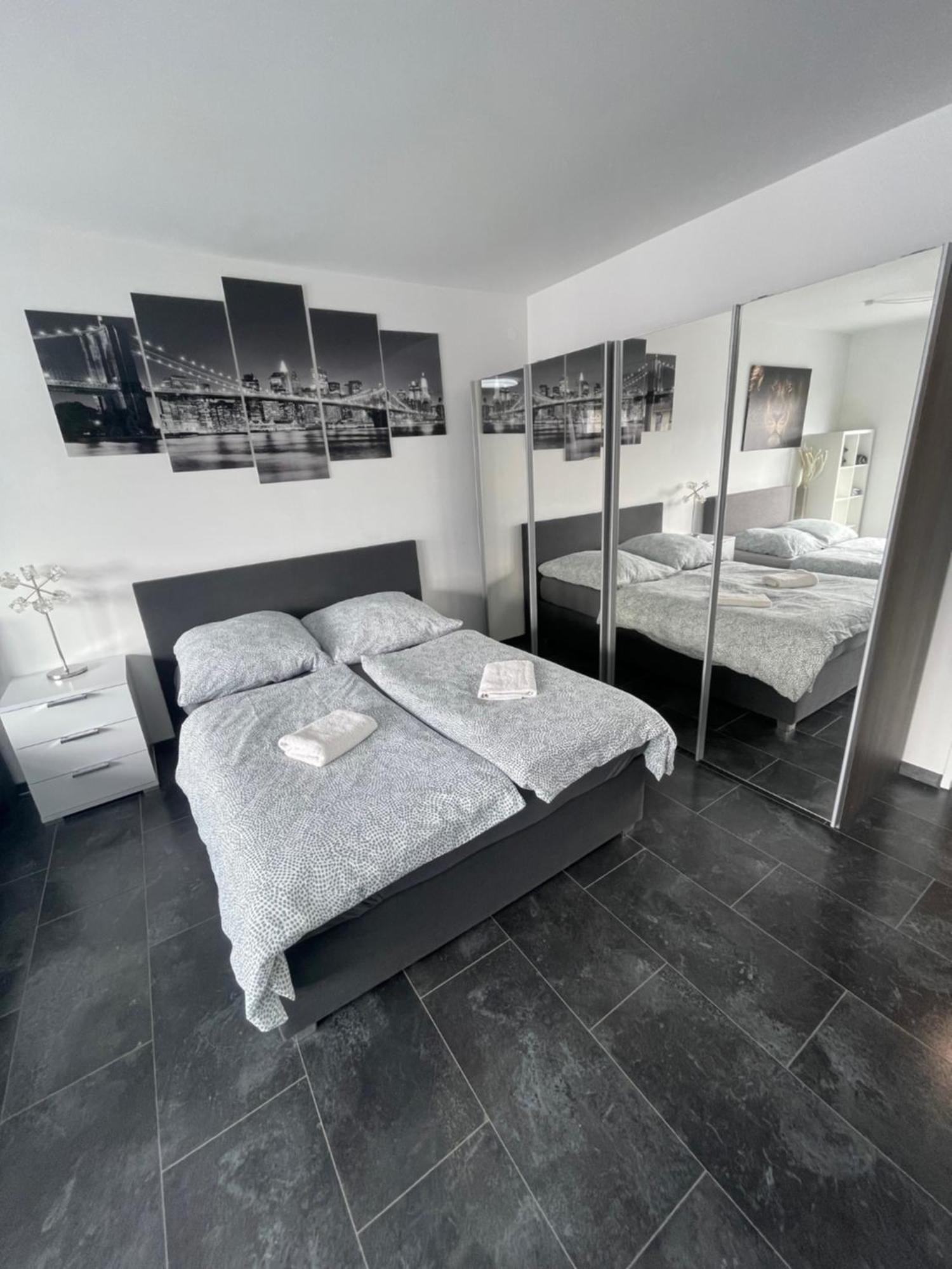 Exklusive Moderne Wohnung Giessen Stadtnaehe Mit Balkon Annerod Exterior foto